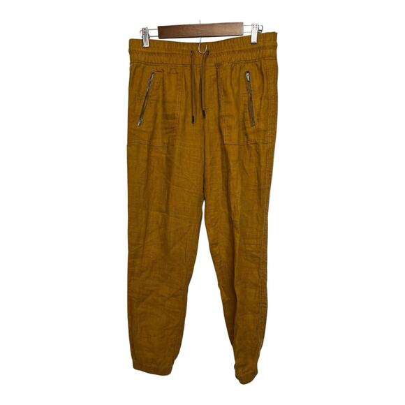 Athleta Cabo Linen Joggers - Deep Mustard - 6 - Picture 1 of 9